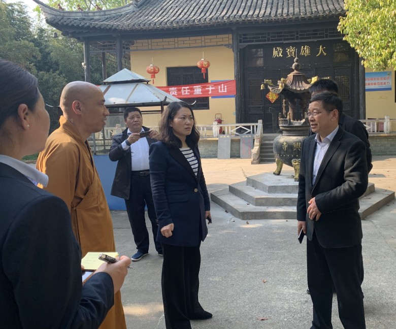 盐城市盐都区委常委统战部部长张云云开展节前安全检查